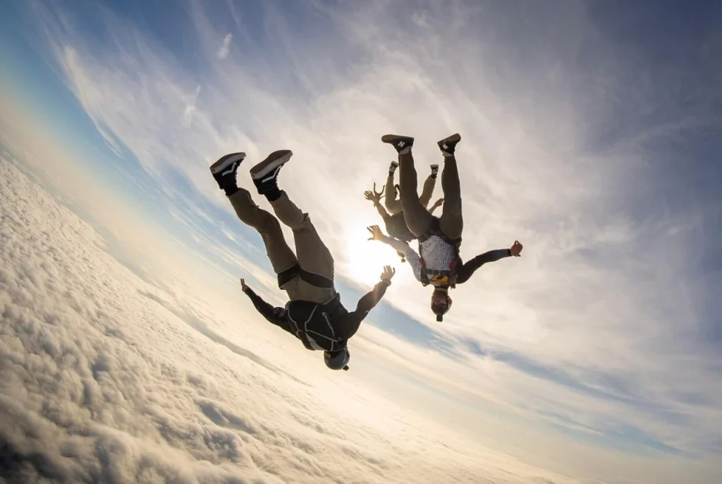 Paracaidismo cerca de Cartagena